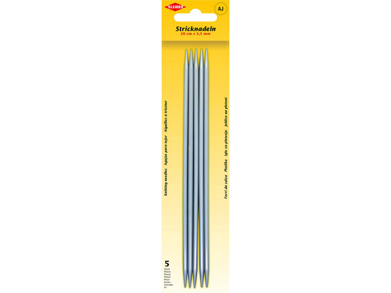 KLEIBER Set d'aiguilles à tricoter, 200 mm x 3,5 mm