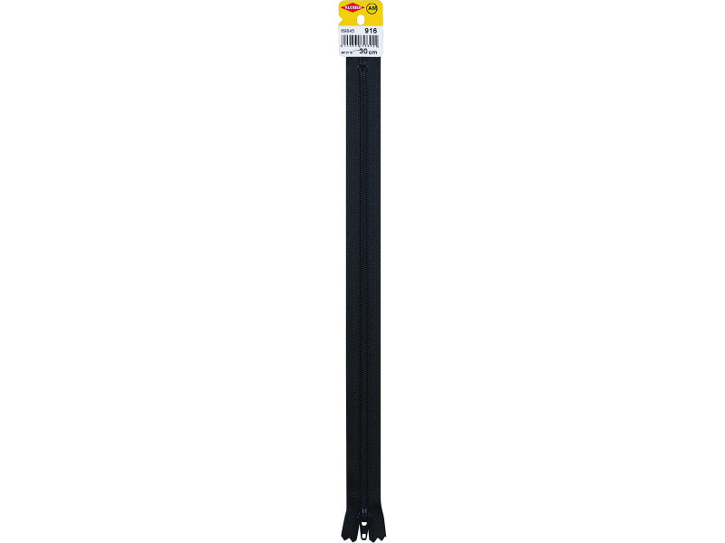 KLEIBER Fermeture zip, plastique, longueur: 300 mm, brun