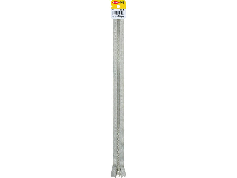 KLEIBER Fermeture zip, plastique, longueur: 300 mm, crème