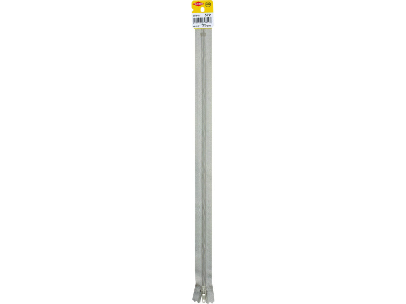 KLEIBER Fermeture zip, plastique, longueur: 350 mm, crème