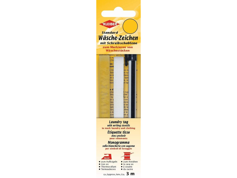 KLEIBER Kit d'étiquetage pour vêtements, standard