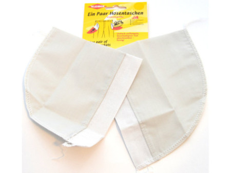 KLEIBER Poche de remplacement de pantalon, paire, gris clair