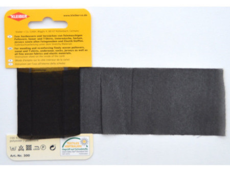 KLEIBER Patch thermocollant élastique, 400 x 60 mm, noir