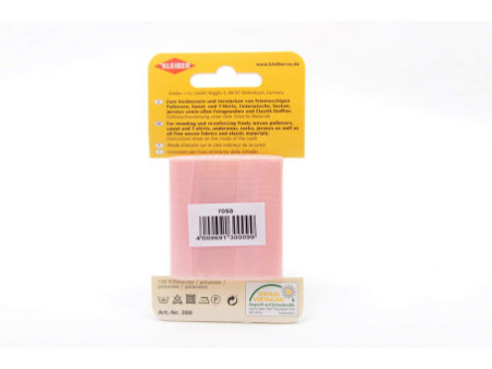 KLEIBER Patch thermocollant élastique, 400 x 60 mm, rose