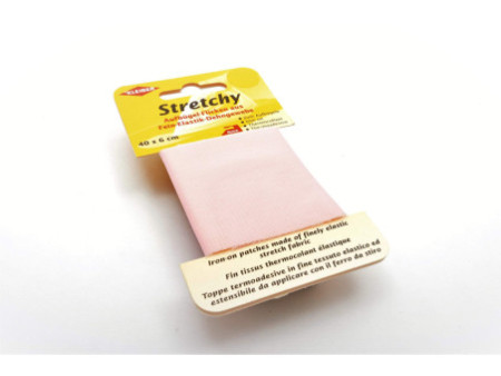 KLEIBER Patch thermocollant élastique, 400 x 60 mm, rose