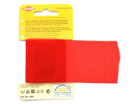 KLEIBER Patch thermocollant élastique, 400 x 60 mm, rouge