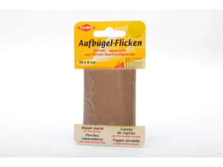 KLEIBER Patch thermocollant Zephir, 300 x 60 mm, brun clair