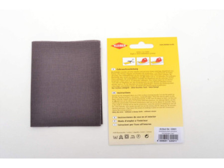 KLEIBER Patch thermocollant Zephir, 400 x 120 mm, gris foncé