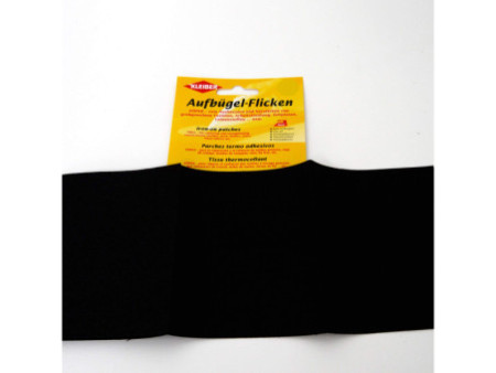 KLEIBER Patch thermocollant Köper, 400 x 120 mm, noir