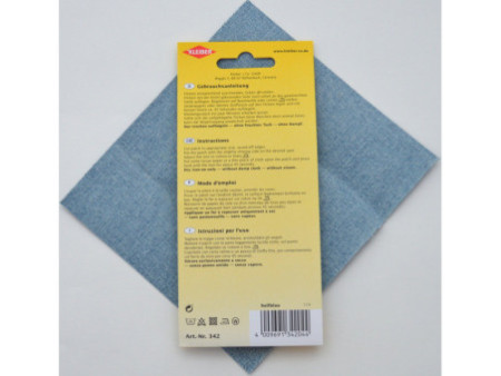 KLEIBER Patch thermocollant pour jeans, 170 x 150 mm, bleu