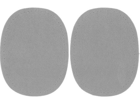 KLEIBER Patch thermocollant en velours, ovale, beige
