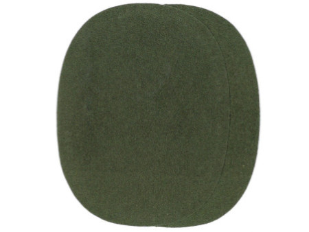 KLEIBER Patch thermocollant en velours, ovale, olive
