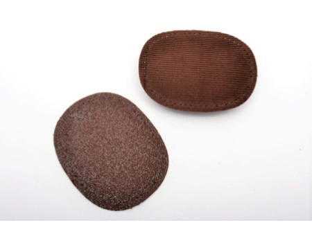 KLEIBER Mini patch thermocollant, fin velours côtelé, brun
