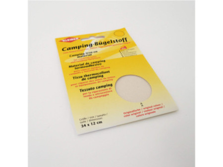 KLEIBER Tissu thermocollant de camping, rouge/blanc