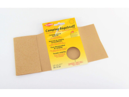 KLEIBER Tissu thermocollant de camping, 340x120 mm, sable