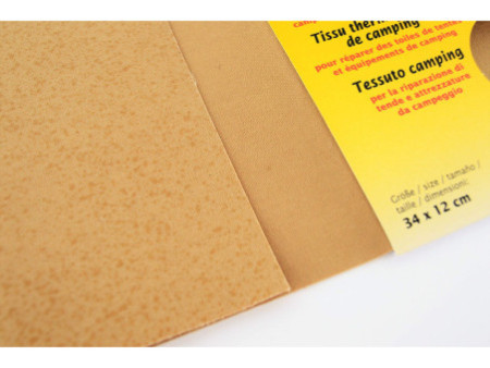 KLEIBER Tissu thermocollant de camping, 340x120 mm, sable