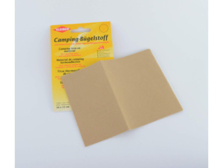 KLEIBER Tissu thermocollant de camping, 340x120 mm, sable