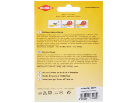 KLEIBER Tissu thermocollant de camping, anthracite
