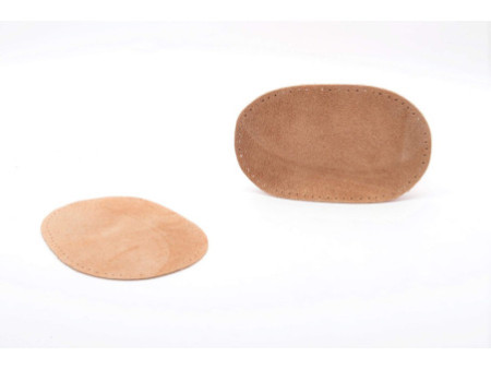 KLEIBER Patch à coudre en daim, 155 x 100 mm, beige