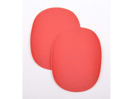 KLEIBER Patch à coudre ovale, 110 x 85 mm, rouge
