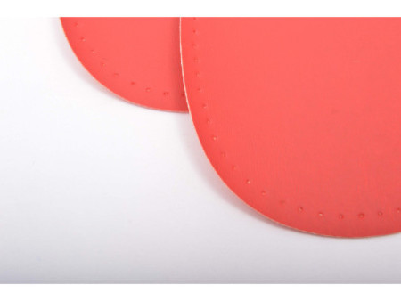 KLEIBER Patch à coudre ovale, 110 x 85 mm, rouge