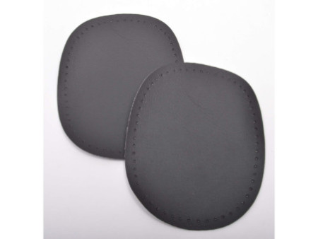 KLEIBER Patch à coudre ovale, 110 x 85 mm, noir