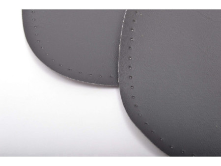 KLEIBER Patch à coudre ovale, 110 x 85 mm, noir