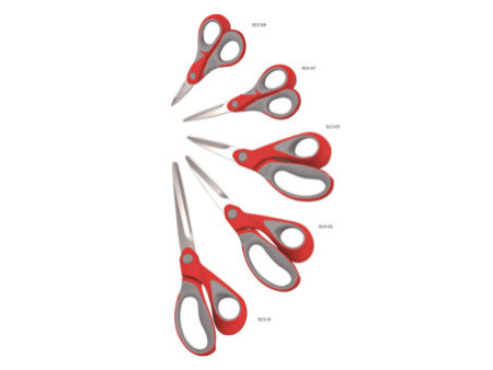 KLEIBER Ciseaux de tailleur 'Trend Line', 254 mm, gris/rouge