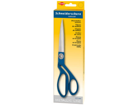 KLEIBER Ciseaux de tailleur 'Metallic Line', 235 mm, bleu