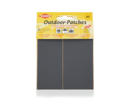 KLEIBER Patch d'extérieur, autocollant, 65 x 120 mm, gris