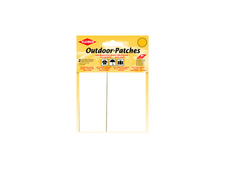 KLEIBER Patch d'extérieur, autocollant, 65 x 120 mm, jaune