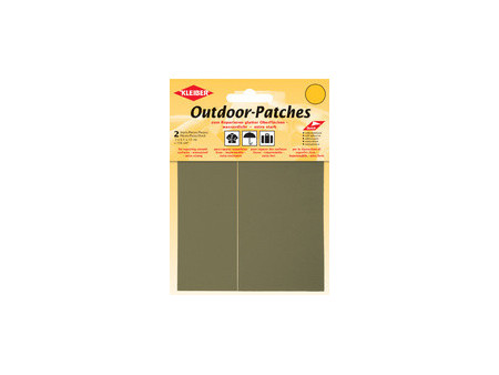 KLEIBER Patch d'extérieur, autocollant, 65 x 120 mm, jaune