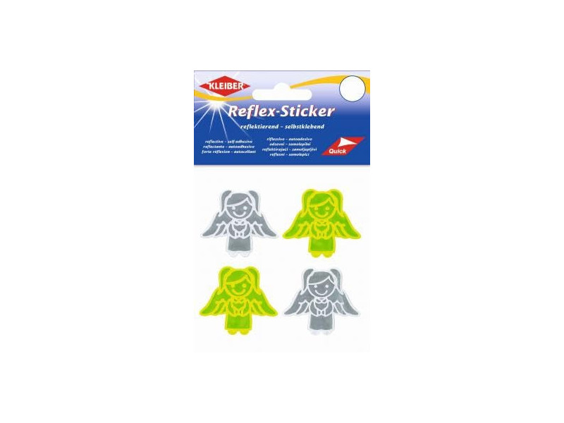 KLEIBER Sticker réflechissant 'Ange', argent/jaune