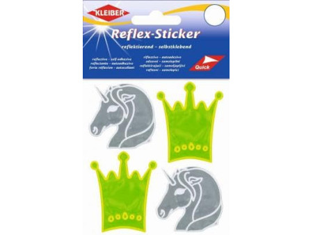KLEIBER Sticker réflechissant 'Couronne & licorne'