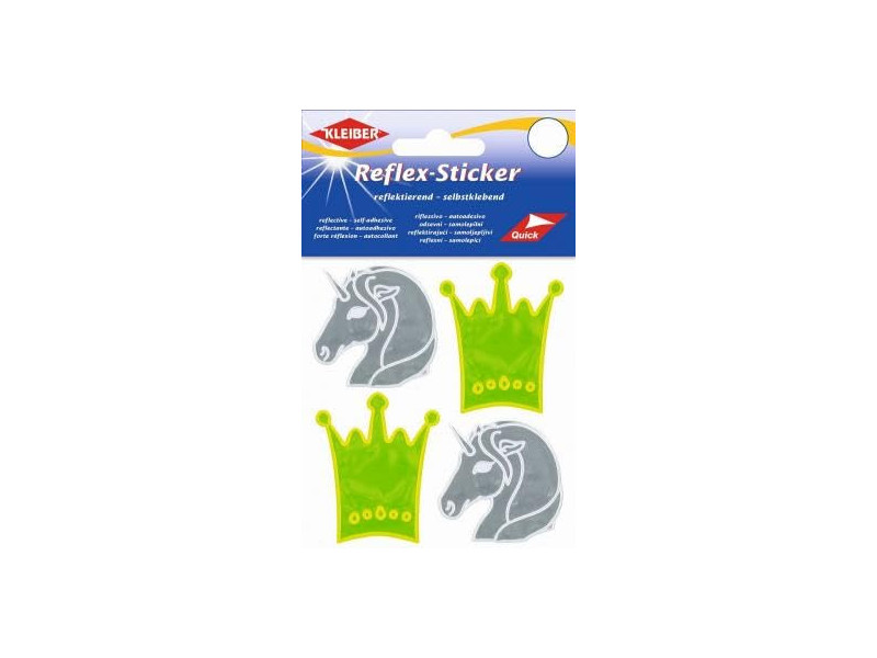 KLEIBER Sticker réflechissant 'Couronne & licorne'