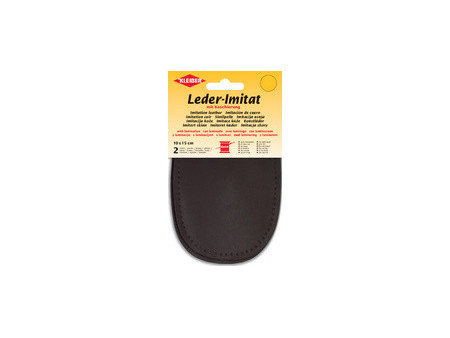 KLEIBER Patch imitation cuir avec doublure, noir