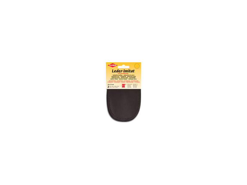 KLEIBER Patch imitation cuir avec doublure, noir