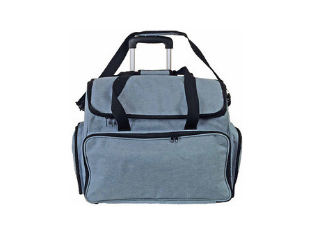 KLEIBER Valise pour machine à coudre 'COEURS', gris/rose