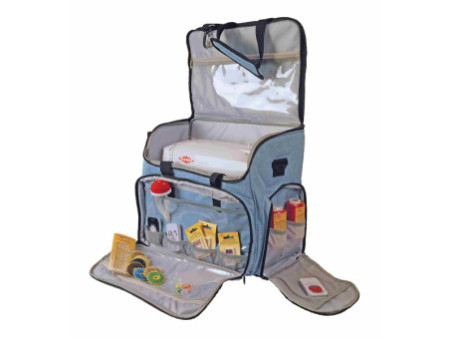 KLEIBER Valise pour machine à coudre 'JEANS', bleu