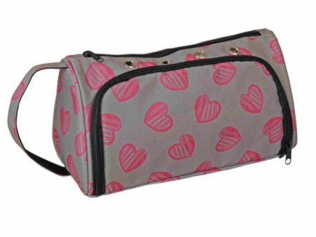 KLEIBER Sac pour accessoires de couture et tricot 'COEURS'