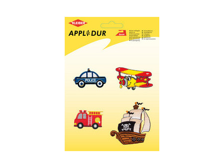 KLEIBER Assortiment d'applications 'Vehicles 2', 4 motifs
