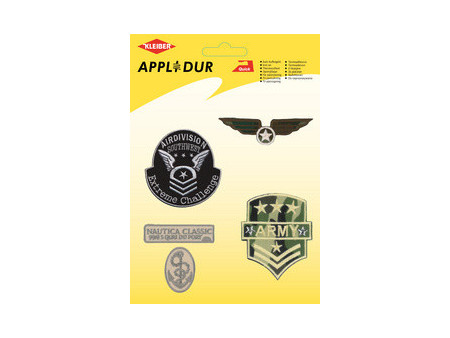 KLEIBER Assortiment d'applications 'Camouflage', 5 motifs