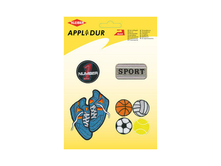 KLEIBER Assortiment d'applications 'Football', 6 motifs