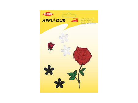 KLEIBER Assortiment d'applications 'Flowers 1', 6 motifs