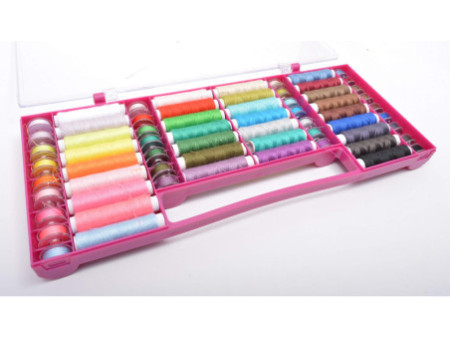 KLEIBER Jeu de fil à coudre Syngarn, 64 pièces, violet