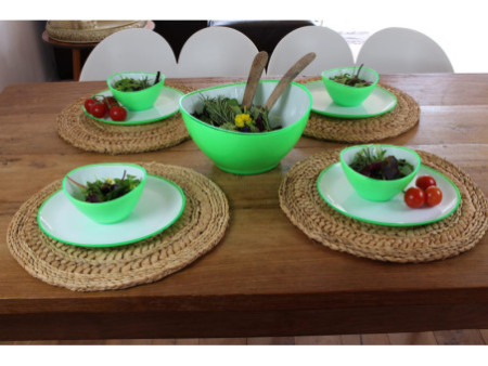 Linden Berg Set de saladier, 0,5 litres, set de 4, vert