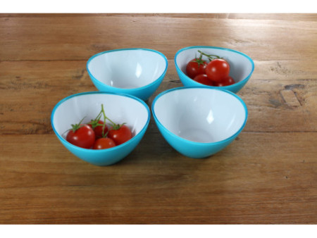 Linden Berg Set de saladier, 0,5 Litres, set de 4, bleu