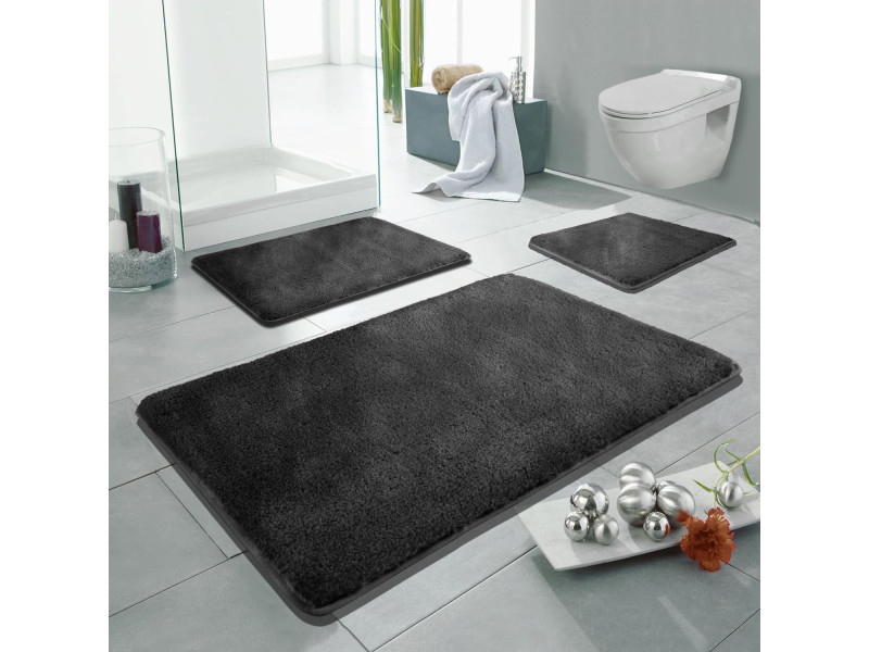 Linden Berg Tapis de bain, 500 x 800 mm, anthracite