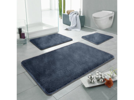 Linden Berg Tapis de bain, 500 x 550 mm, bleu jean