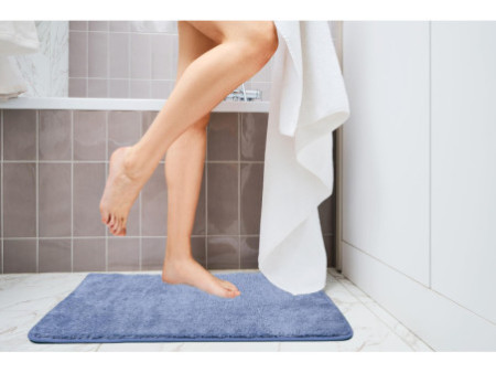 Linden Berg Tapis de bain, 600 x 1.000 mm, bleu jean